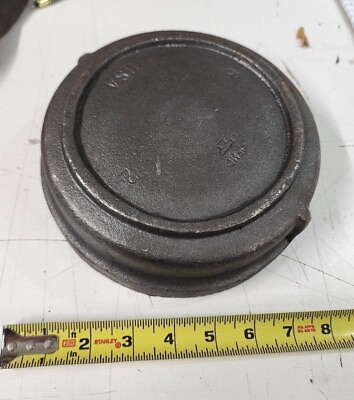 #ad Anvil 6quot; Pipe Size Round Cap USA Malleable Iron FNPT Threaded Class 150 25CG56