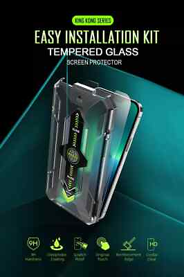 #ad 2 Piece Tempered Screen Protector With Easy Installation For Iphone 14 13 12pro