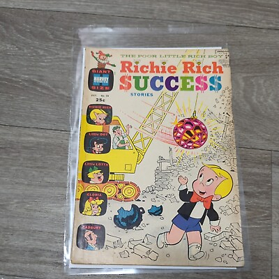 Richie Rich Success Stories #34 Harvey Comics 1970 Little Dot Little Lotta
