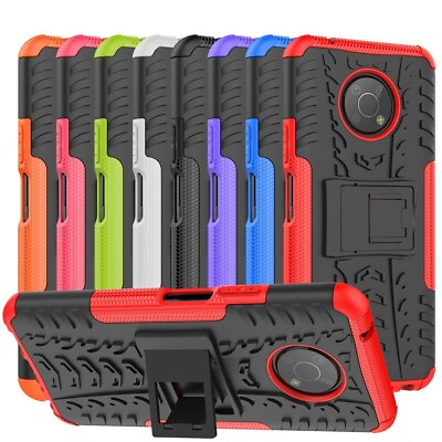 For Nokia G300 Case Rugged Shockproof Kickstand Phone Cover Screen Protector