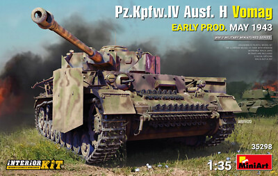 #ad 1 35 MINIART Pz.Kpfw.IV Ausf. H Vomag. EARLY PROD. MAY 1943. INTERIOR KIT #35298