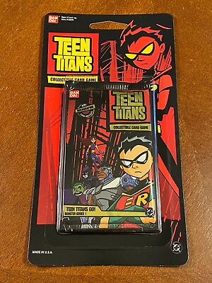 #ad Teen Titans Go Series 1 Sealed Blister Pack Warner Bros.