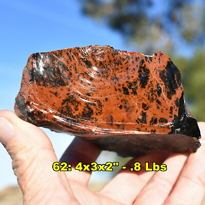 #ad Large 4 7quot; MAHOGANY OBSIDIAN Specimens * Choice of 24 * Natural Volcanic Glass
