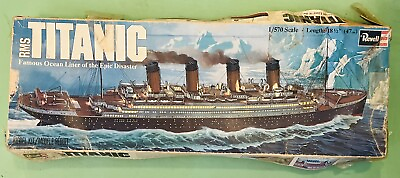 #ad Revell 1976 RMS TITANIC 1 570 Model Ship Kit Unassembled with Original Box