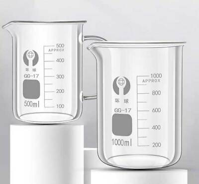 #ad 5ml 3000ml Laboratory Borosilicate Glass Beakers High Chemistry stability