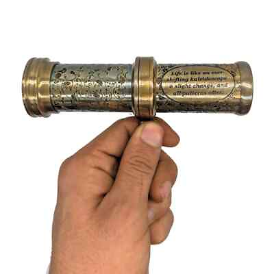 #ad Personalized Handmade Brass Working Kaleidoscope Educational Vintage Collectio