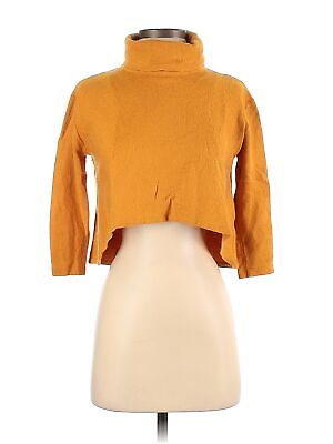 #ad Assorted Brands Women Orange Turtleneck Sweater 1