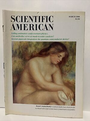 #ad Scientific American Magazine March 1988 VINTAGE Catalytic Antibodies