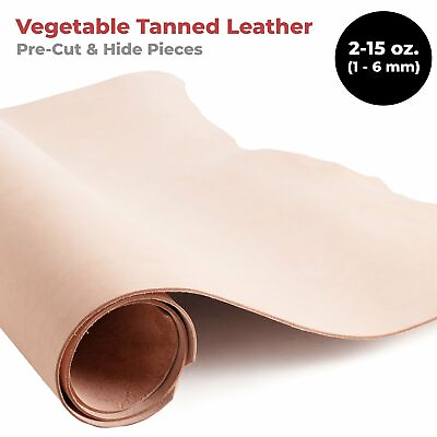 ELW 2 15 oz 1.8 6mm Thick Pre Cut Vegetable Tanned Leather