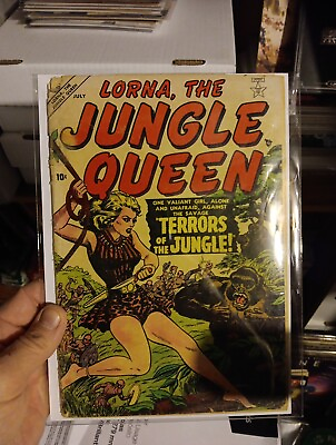 #ad Lorna the Jungle Queen # 1 Atlas Comics Pre Code Comics Rare