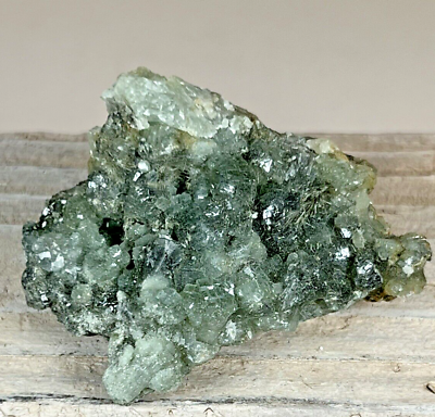 #ad Green Prehnite Crystal Mineral from Morocco 102 grams