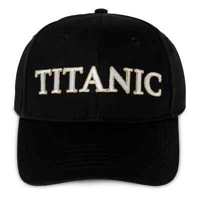 TITANIC Movie 25th Adult Baseball Cap Hat Embroidered Hat Black Adjustable