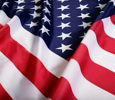 3#x27; x 5#x27; FT USA US U.S. American Flag Polyester Stars Brass Grommets