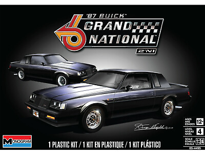 #ad Revell Buick Grand National 2N1 GNX 1:24 scale model kit 4495