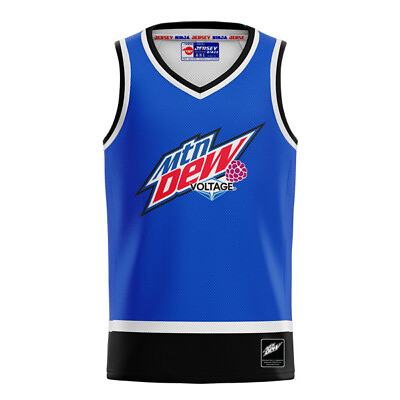 #ad Mountain Dew Voltage Pro Player Blue Performance Tank