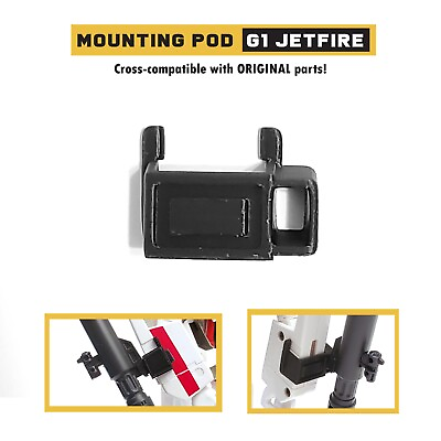 Replacement Mounting Pod Gun Clip Part for G1 Jetfire 3D PRINTED