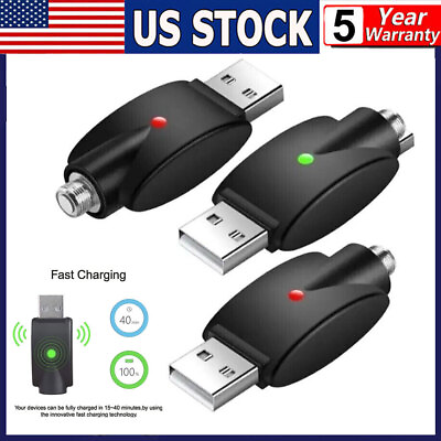 #ad 3 PCS Smart USB Thread Charger Cable USB Pen Charge Cable With Intelligent NEW