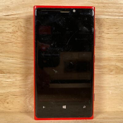 #ad #ad Nokia Lumia 920 Red 4.5quot; LCD Display 1GB RAM 32GB Storage Window Smartphone