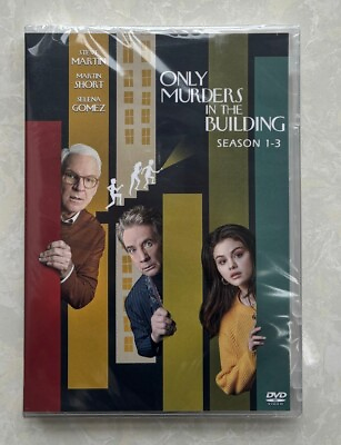 #ad Only Murders in the Building : the Complete Seasons 1 3 DVD 2023 6 Disc Set