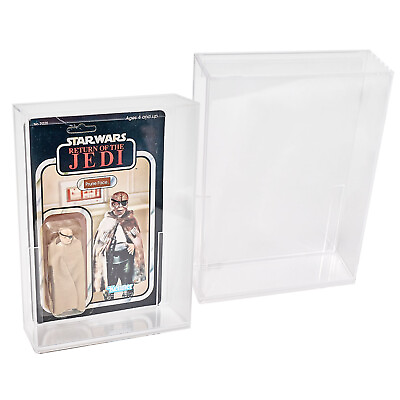 #ad Acrylic Display Case for 3.75quot; Vintage amp; New Star Wars or GI Joe Carded Figures