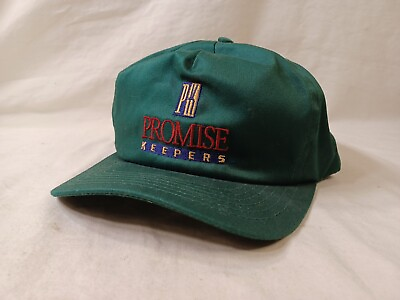 Promise Keepers Green Vintage Hat Adjustable Curved Bill Dad Hat