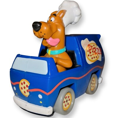 #ad Scooby Doo Push Along Pizza Delivery Van Hanna Barbera Equity Marketing Inc