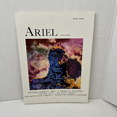 #ad ARIEL A FANTASY MAGAZINE AUTUMN 1976 1st ISSUE Morning Star Press