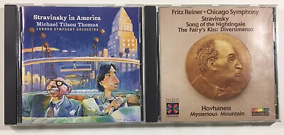 #ad #ad STRAVINSKY in America THOMAS amp; Song of the Nigtingale Fairy#x27;s Kiss REINER CD Lot