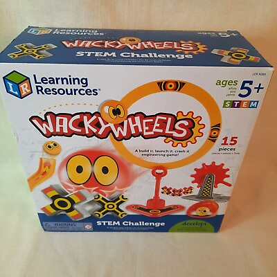 Wacky Wheels STEM Challenge by Learning Resources Ages 5 Toys Science Kids