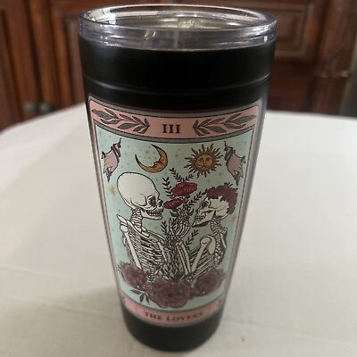 #ad III The Lovers Stainless Steel Tumbler W Lid