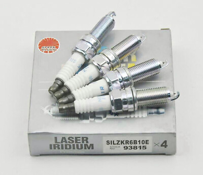 #ad 4Pc Spark Plug For ngk Laser Iridium SILZKR6B10E for Kia Hyundai Veloster