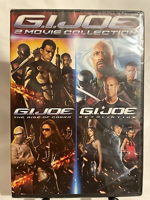 #ad G.I. Joe 2 Movie Collection DVD 2016 2 Disc Set Bruce willis the rock
