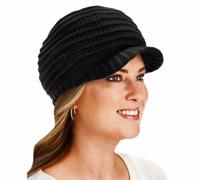 #ad #ad Womens Knit Hat With Brim