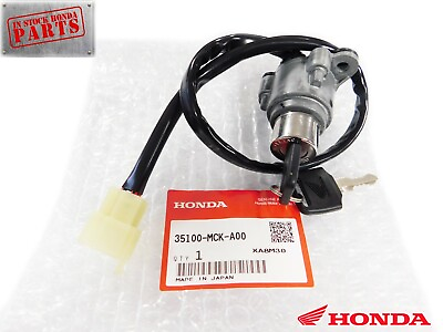 #ad New Honda Ignition Key Switch VT 1100 C C2 C3 OEM 2 Keys OEM