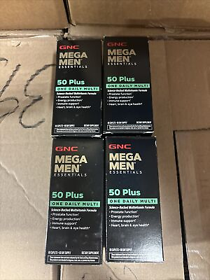 #ad 4 pack GNC Mega Men 50 Plus One Daily 3 30 24