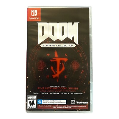 #ad Doom Slayers Collection Nintendo Switch ONLY CONTAINS CASE Replacement Case
