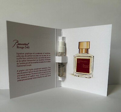 #ad Maison Francis Kurkdjian Baccarat Rouge 540 EDPVial Spray 2ml New