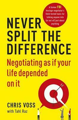 #ad #ad Never Split the Difference Paperback By Chris Voss GOOD
