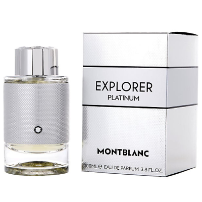 #ad Explorer Platinum by Mont Blanc 3.3 oz EDP Cologne for Men New In Box