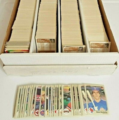1983 Fleer Baseball Cards Complete Your Set U Pick ##x27;s 221 440 Nm Mint