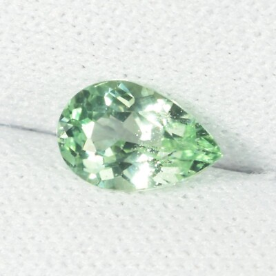 #ad 0.79 ct RARE COLLECTOR#x27;S MINT GREEN GEMS NATURAL KORNERUPINE Pear C Vdo 911 2N
