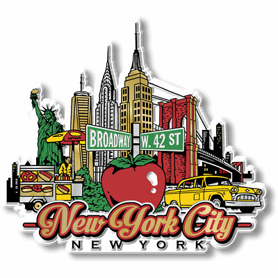 #ad New York City Magnet by Classic Magnets