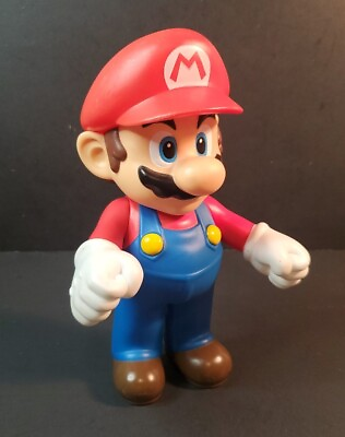 #ad Mario Bros 9 Inch PVC Super Size Collection Figure Nintendo 2006