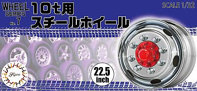 Fujimi model wheel series No.7 1 24 10T steel wheel 22.5 inch plastic model part