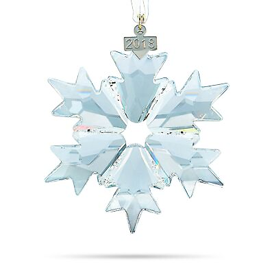 #ad Swarovski Annual Edition 2018 Snowflake Ornament