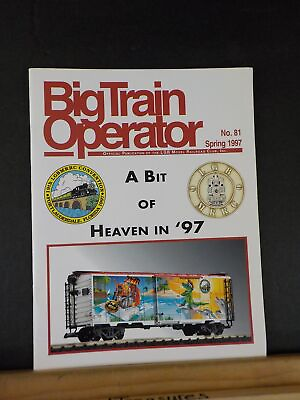 Big Train Operator #81 1997 Spring Three LGB Cars in One Box