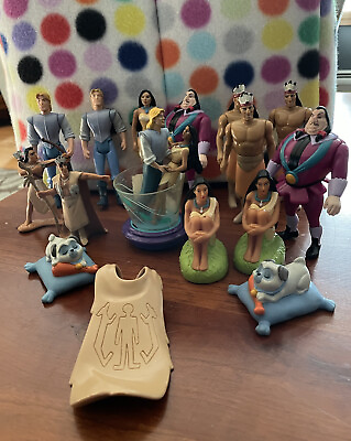 #ad #ad Disney Pocahontas Vintage Toys Lot of 15 Mattel McDonalds Burger King See Pics