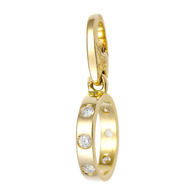 #ad Tiffany amp; Co. Mini Love Diamond Pendant Top Charm 18K Yellow Gold D y j2151