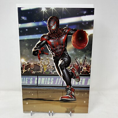 #ad #ad Marvel Amazing Spider Man #68 Kael Ngu Miles Morales Basketball Virgin Variant