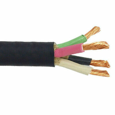 6 4 SOOW Non UL Portable Power Flexible Cable Black Lengths 25 Feet to 1000 Feet
